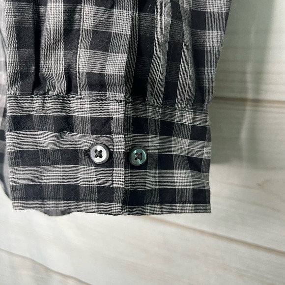 B9 Spring&Mercer Button down collared plaid Shirt XL - Picture 2 of 7
